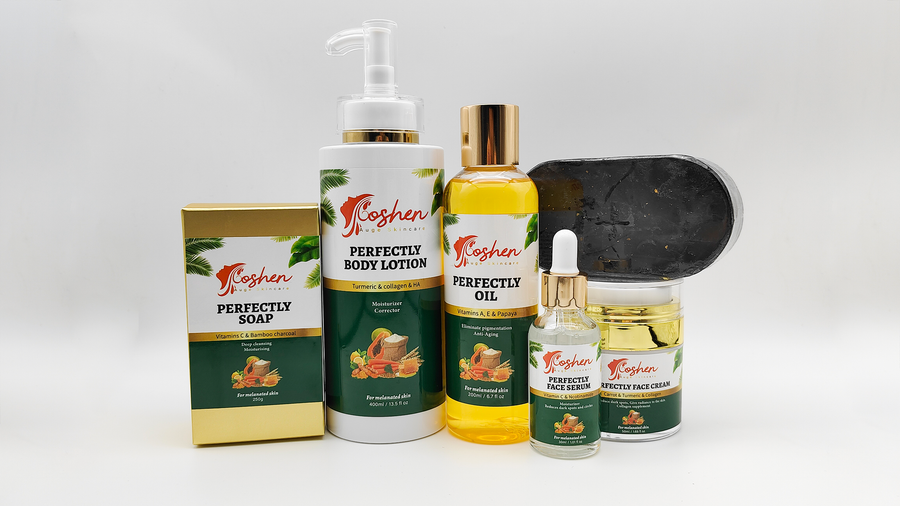 Perfectly Set Skincare Set – Brightening & Glowing skincare routine