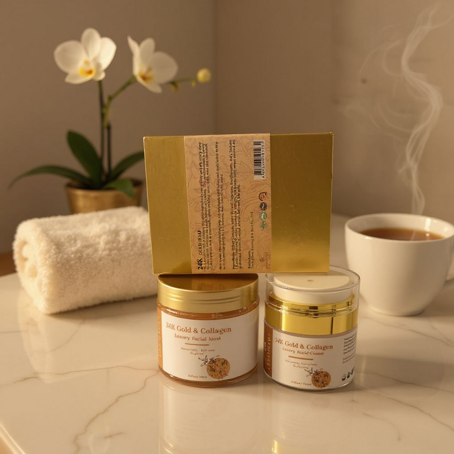 24K Gold and Collagen set