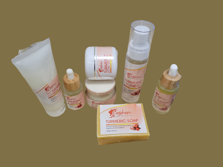 Turmeric Skincare Set for brightening and nourishing skin